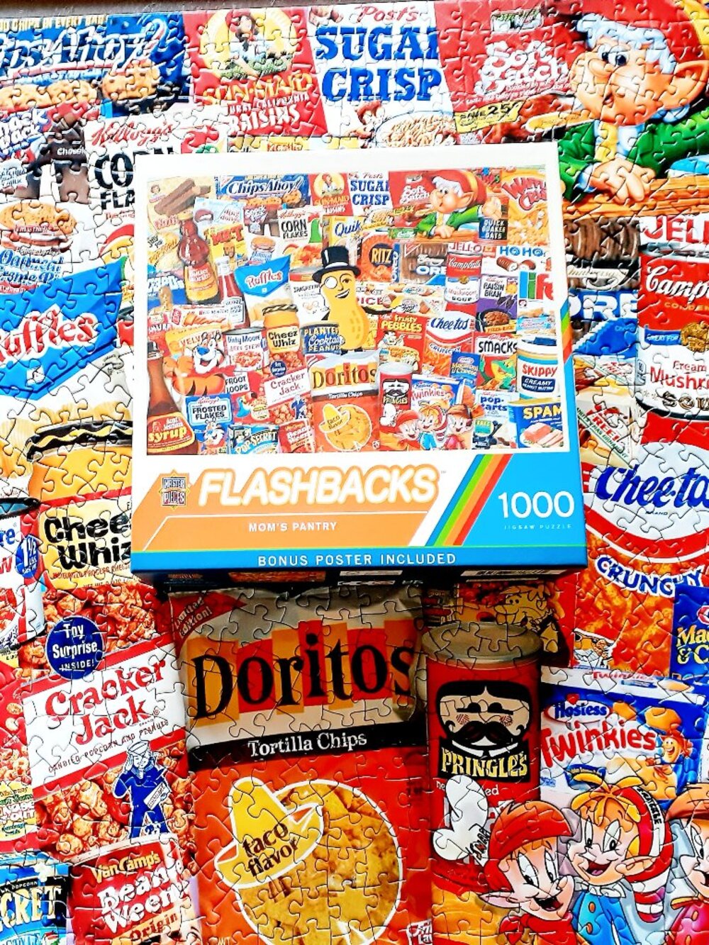 Master Pieces Jigsaw Puzzle Mom's Pantry 1000 Pieces Flashbacks Complete